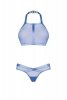 Obsessive Top i stringi Shaderi niebieskie
